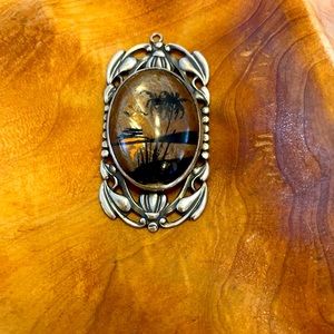 Butterfly wing pendant- Hoffman